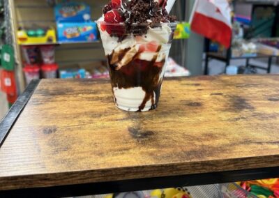 black forest parfait stonewall ice cream